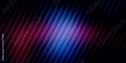 Obraz na plátně Modern background design with diagonal slanted stripes in gradient purple blue colors