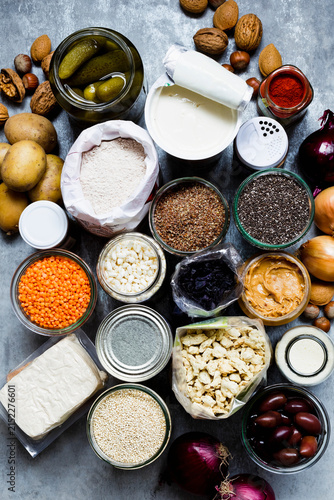 Vegan pantry staple ingredients