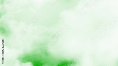 4k moving clouds. fluffy white cloudscape with smooth drifting motion on green screen. realistic sky overlay effect. seamless loop animation.