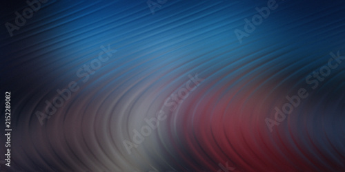 Smooth flowing abstract background featuring gradient waves of blue and red light beams.