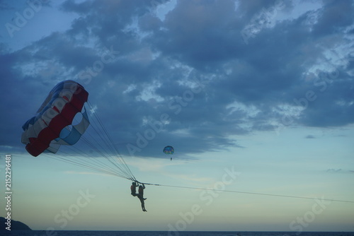 parasailing