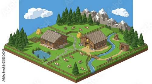 house in the mountains