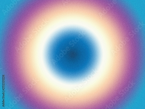 Photography Radialer Farbverlauf mit leuchtendem Ring in Blau, Rosa und Violett