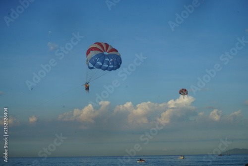 parasailing