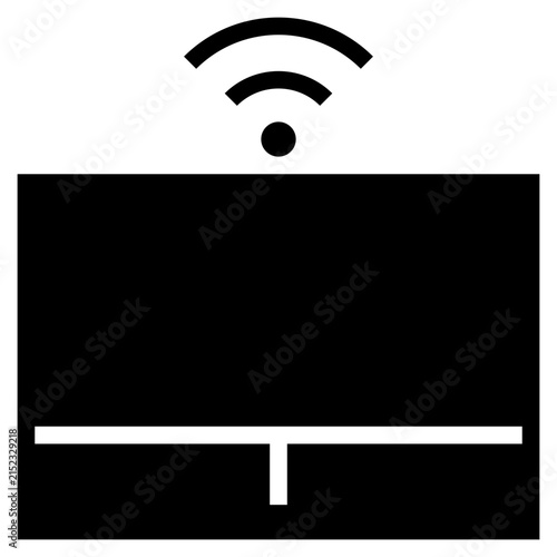 Принти на полотні touchpad icon illustration