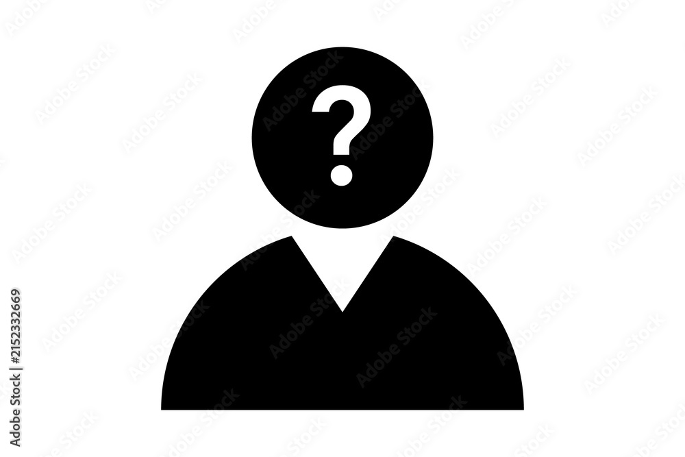 Fototapeta premium mystery man on white background