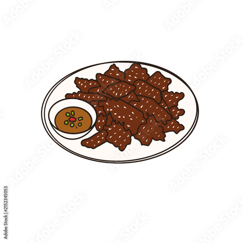 Juicy grilled beef steak with smoky charred edges, served as a delicious savory main course