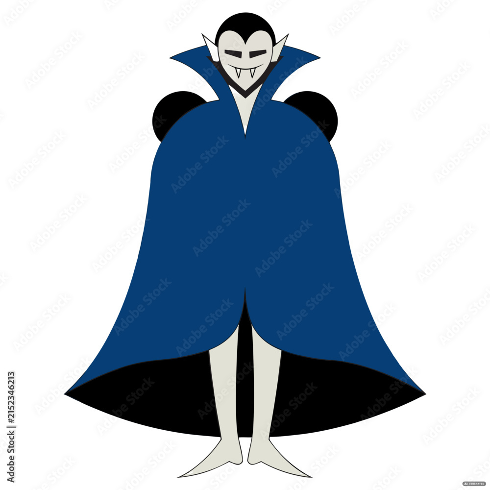 Fototapeta premium Halloween vampire character