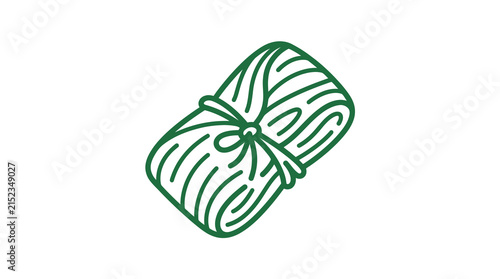 Fotografía Tamale Line Art Icon