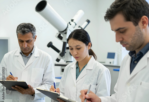 Diverse group of scientists...