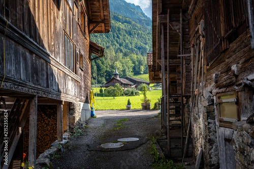 Views from the village of Iseltwald, Switzerland