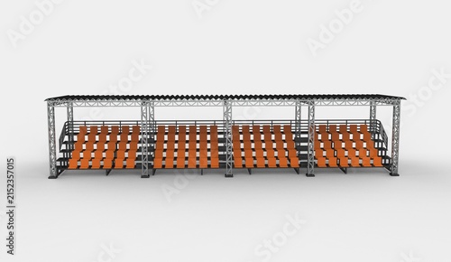 Bild auf Leinwand stadium tribune