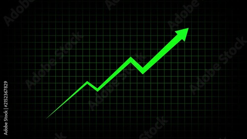Creative Graph hand drawn arrow chart growing up. Exponential growth and Business profit increase. white arrow rising transparent background. rising arrow with grid background