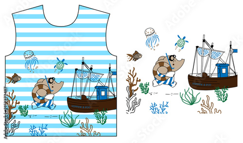 Sea Adventure T-Shirt Design
