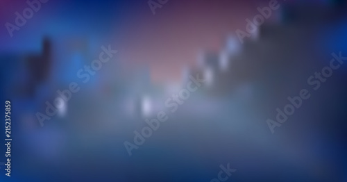 Dark blue abstract background with soft glowing light