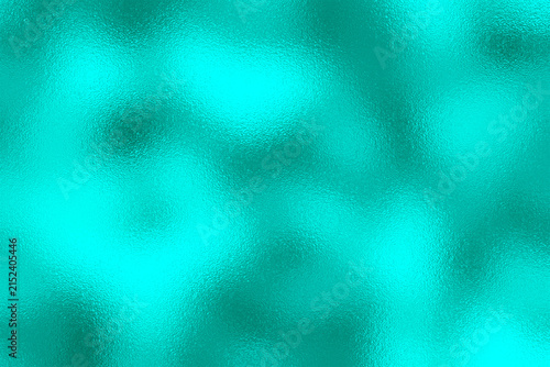 Metallic Frosted Turquoise Foil Texture Background