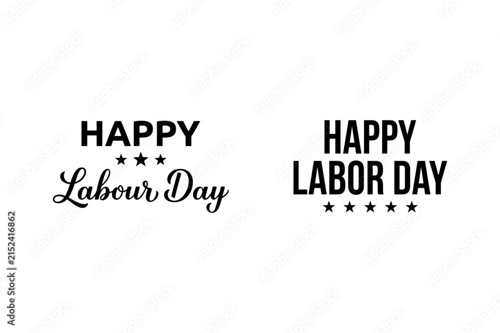 Obraz premium Happy Labor Day Vector Design