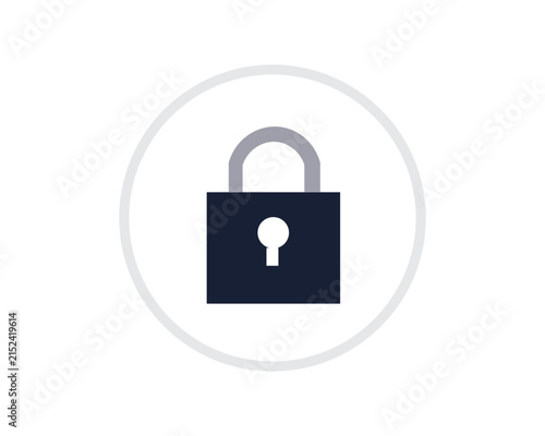 Fotografía Padlock security icon for privacy and data protection with security, protection