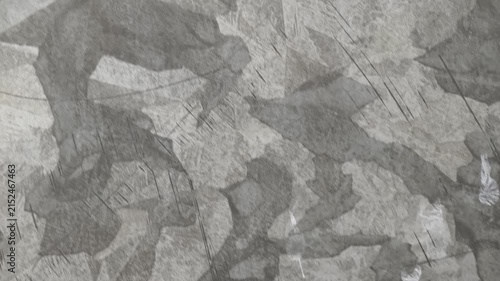 Close-up of hot-dip galvanized steel sheet surface showing distinct zinc spangle texture, gray metallic pattern, and industrial crystal flake structures.