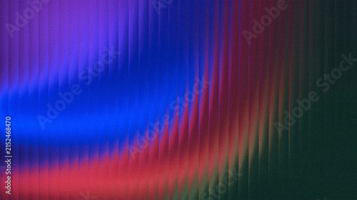 Фотография Abstract background with vertical lines featuring flowing gradient light effect in blue red and dark tones for creative digital art or modern interface display