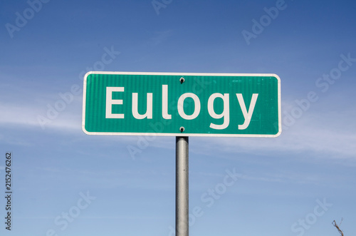 Cuadro en lienzo Eulogy City Limits Sign