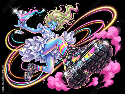Vector Illustration for T-Shirt and web Design