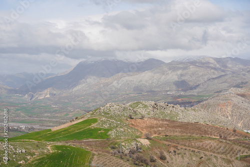 Obraz na płótnie General view of Kahta district in Adiyaman, Turkiye