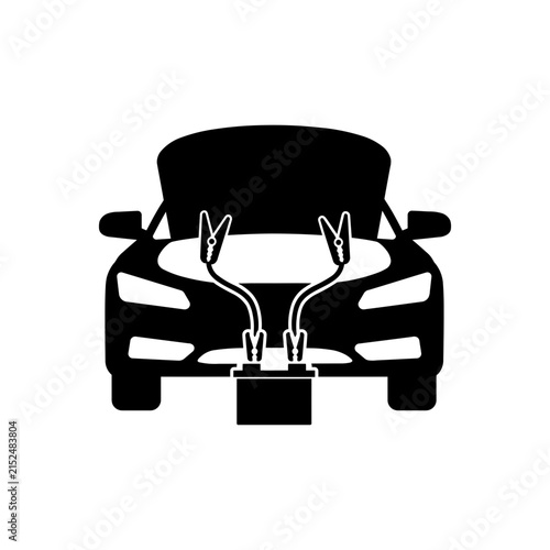 Car with Reindeer Antlers Icon