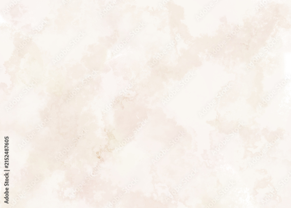 Fototapeta premium Soft beige watercolor abstract background