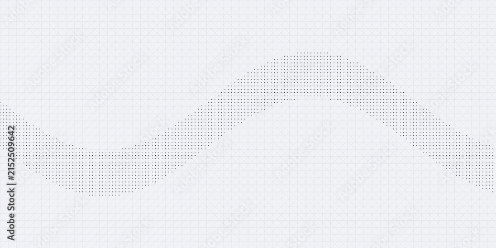 Fototapeta premium Abstract minimalist background with soft flowing gray waves on a light gray surface.