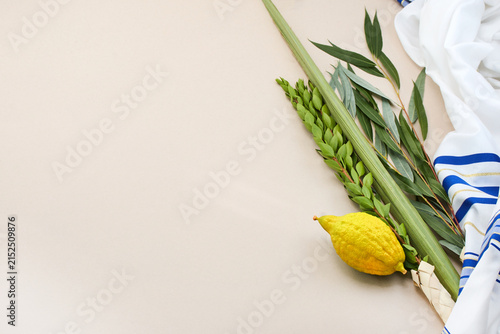 Sukkot lulav etrog tallit jewish holiday four species