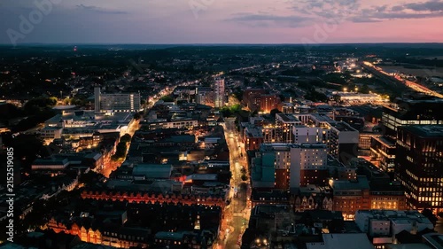Reading Centre Fly Over Hyper Lapse Time Lapse Video Berkshire