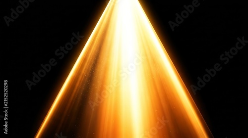 Bright golden light beams on a transparent background.