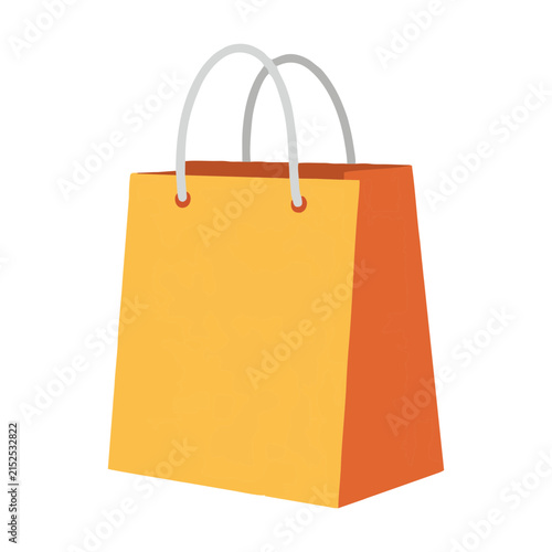 shopping bag isolated on white