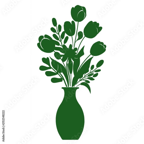 vase with flowers