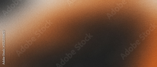 grainy color gradient background, orange white illuminated spots on black,  noise texture effect, copy space