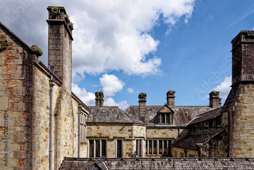 фотографія Historic Gabled Estate Architecture and Servants Wing Facade