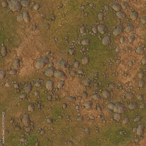 Close-up view of rocky terrain