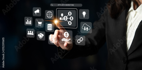 Fotografía Affiliate marketing drives business growth through partnership strategy, custome