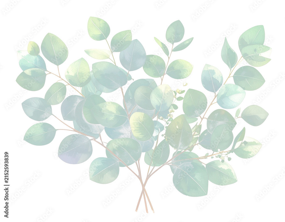 Obraz premium A delicate watercolor style botanical illustration of a hand p d73c64bde031