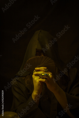 Mysterious hooded cultist