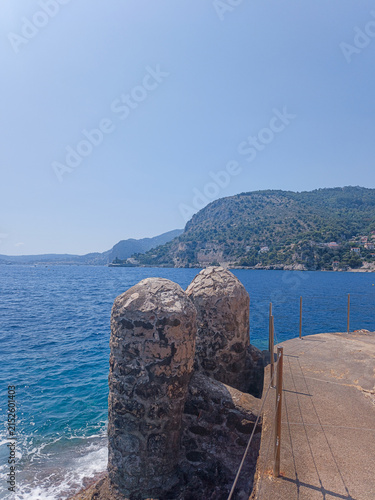 Картината върху платно view of the sea from the cap d' ail, france
