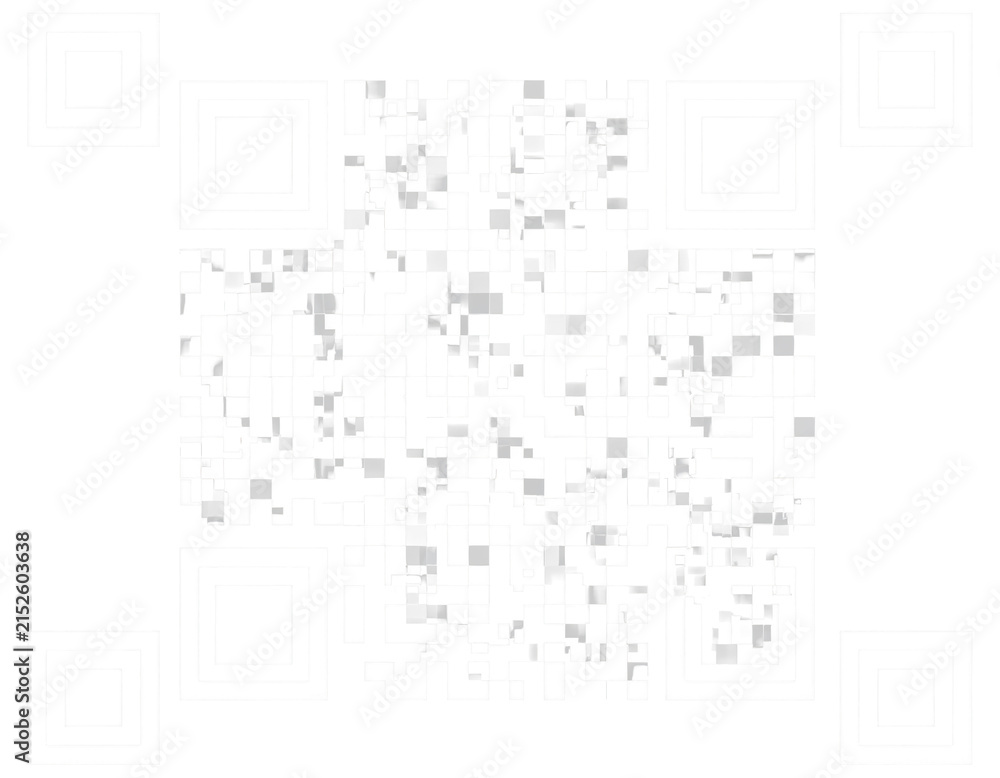 Obraz premium A clean, high resolution vector style icon of a standard QR co f6420927427c