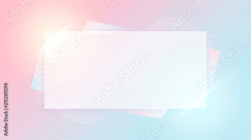 Pastel Frosted Glass Over Abstract Gradient Art