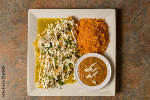 Enchilada platter