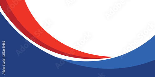 red blue white swoosh wave vector