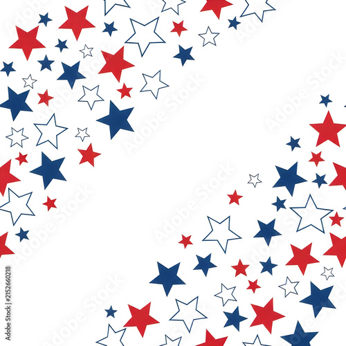 Colorful stars confetti pattern design