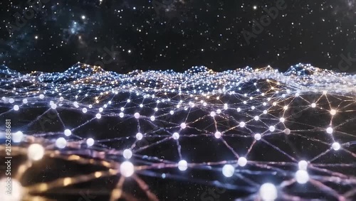 Neural network nodes in deep space