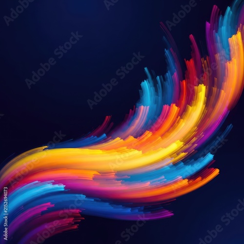 A vibrant field of energy and color, showcasing deep blending gradients and fluid motion in a dynamic, modern abstract style, gradient, dynamic, hue