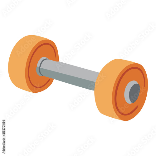 Dumbbell Weight Training Fitness Illustration